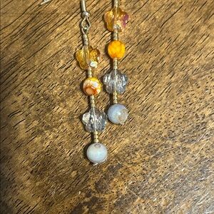 Elegant Beaded Drop Earrings